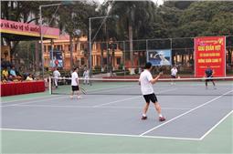 Tổ chức giải quần vợt cơ quan Quân khu  Xuân Canh Tý